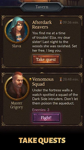 Age of Revenge: Turn Based RPG screenshot 4