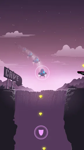 Cave FRVR - Spaceship Landing  screenshot 1
