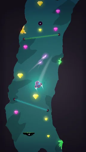 Cave FRVR - Spaceship Landing  screenshot 2