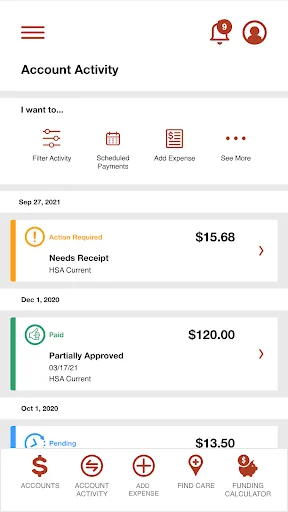 FSA TPA Benefits screenshot 1