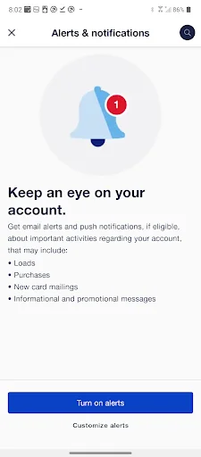 Prepaid CardConnect screenshot 2