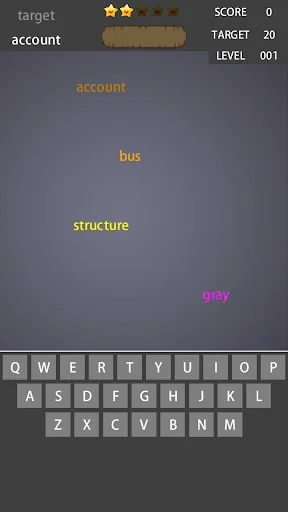 Word Typing Game