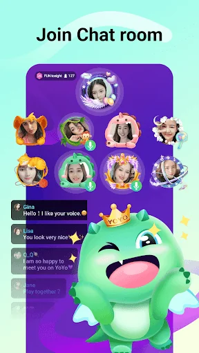 YoYo - Voice Chat Room, Games screenshot 1