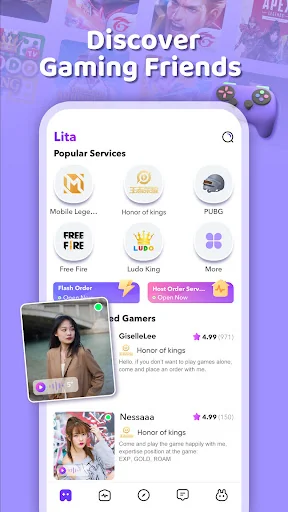 Lita - Meet Gamer Friends screenshot 1