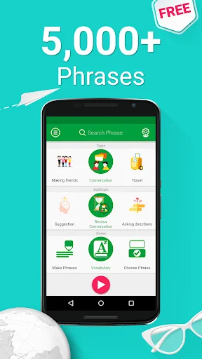Learn Norwegian - 5000 Phrases screenshot 1
