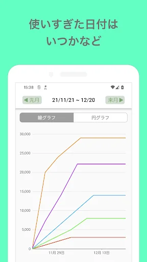 袋分家計簿 screenshot 3