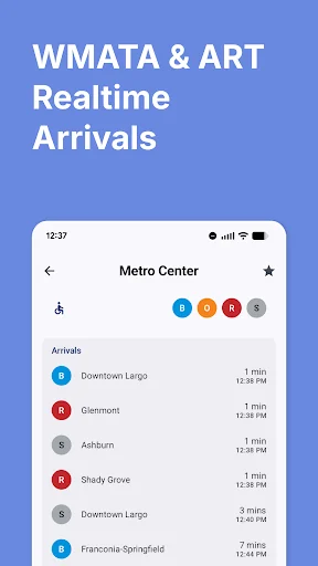 DC Metro & Bus: WMATA Realtime screenshot 1
