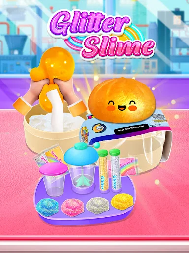 Mystery Dumpling Glitter Slime