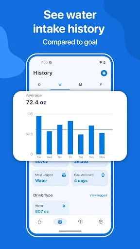 Water Tracker: WaterMinder app screenshot 2