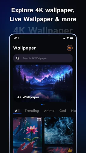 Wallpapers 2026: 4K & Live HD screenshot 1