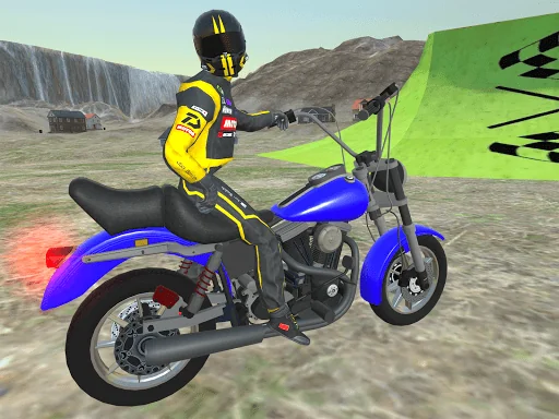Moto bike Driving: Mega Ramp