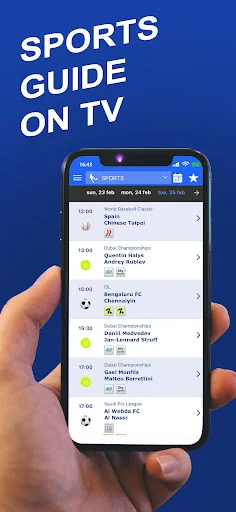 Sports TV & Live Games Guide