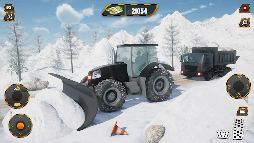 Snow Excavator: Crane Game