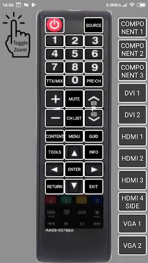 SAMSUNG TV IR Like Remote SIMP