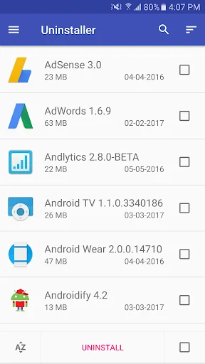 Uninstaller