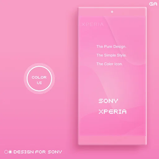 COLORβ’ XPERIA | Theme A PINK