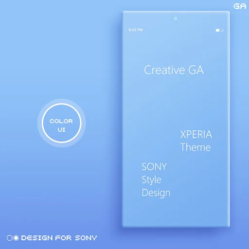 COLOR™ XPERIA Theme | Indigo