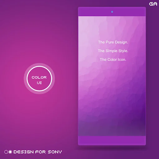 GALAXY XPERIA Theme | J PURPLE