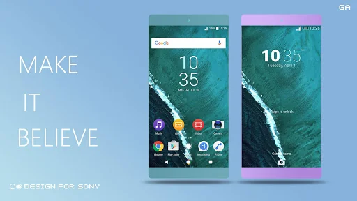 Nougat Theme - XPERIA ON™ screenshot 2