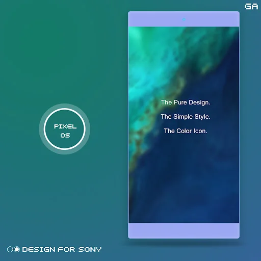 Pixel Theme - XPERIA ON™