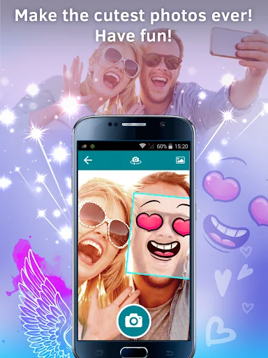 Photo editor with stickers