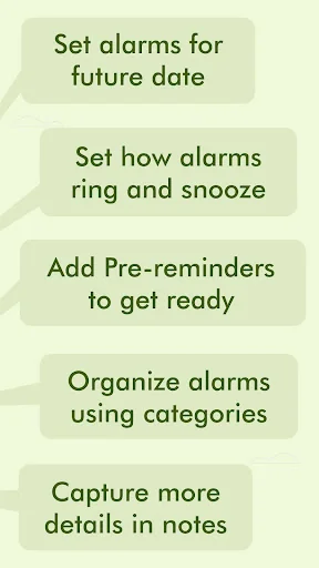 Galarm - Alarms and Reminders screenshot 3