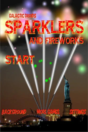Sparklers and Fireworks