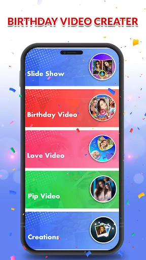 Birthday photo Video Maker screenshot 2