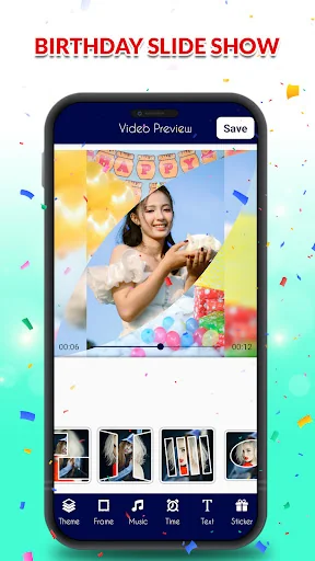Birthday photo Video Maker screenshot 3