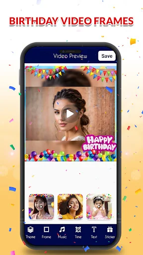 Birthday photo Video Maker screenshot 4