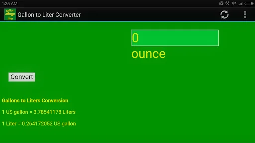 Gallon to Liter Converter screenshot 3