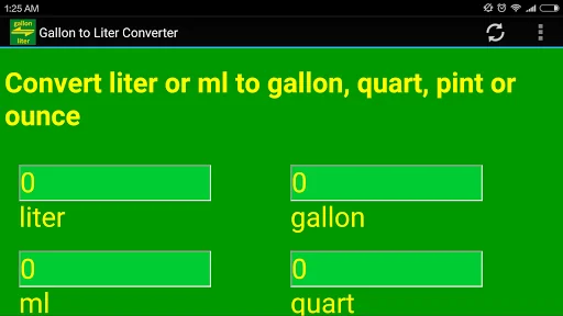Gallon to Liter Converter screenshot 4