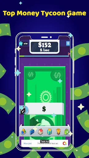 Money Clicker Game -Money Rain screenshot 1