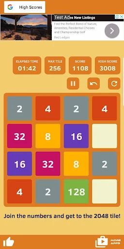 2048 With Leaderboard