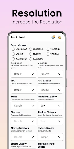 GFX Tool For BGMI