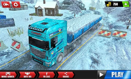 Offroad Snow Trailer Truck Dri