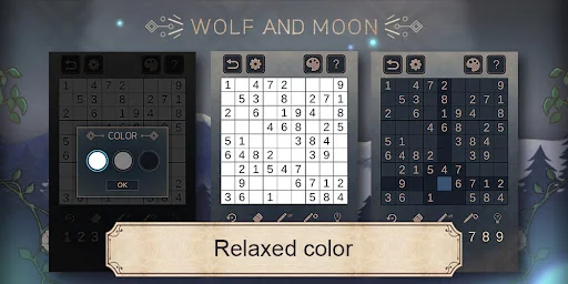 Wolf And Moon : Sudoku screenshot 3