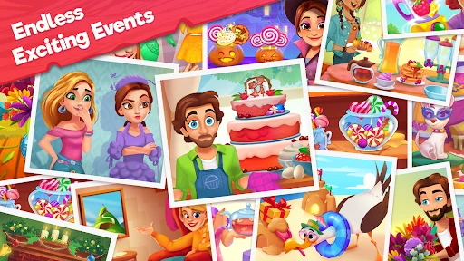 Delicious B&B: Decor & Match 3 screenshot 3