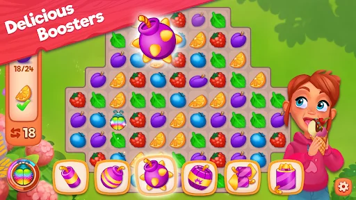 Delicious B&B: Decor & Match 3 screenshot 4