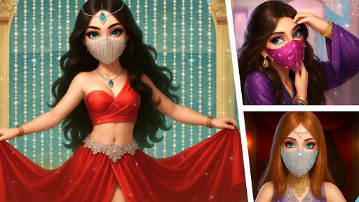 Beautiful Belly Dancer Dressup screenshot 4