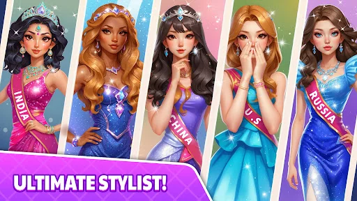 Miss World Dressup Games