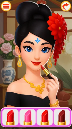 Chinese Girl Dressup Makeup