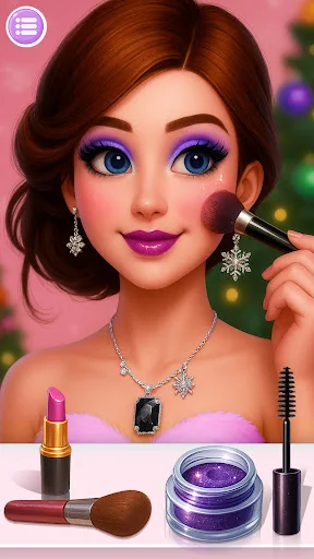 Christmas Fashion Salon Makeup