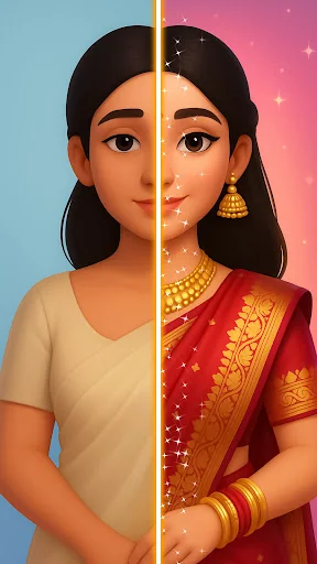 Indian Gopi Beauty Girls Salon