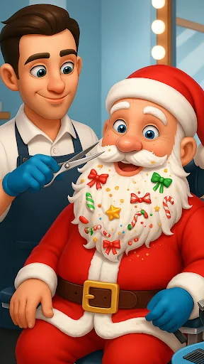 Christmas Santa Beard Shave screenshot 1