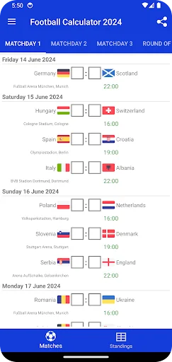 Football Calculator 2024