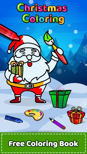 Christmas Coloring Book Games