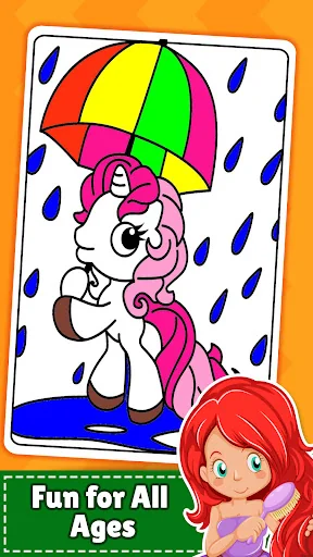 Unicorn Coloring Book for Kids screenshot 4