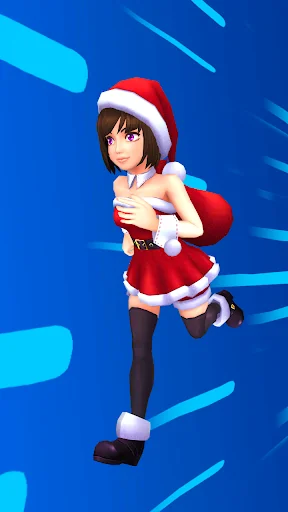 Subway Santa Princess Runner screenshot 2