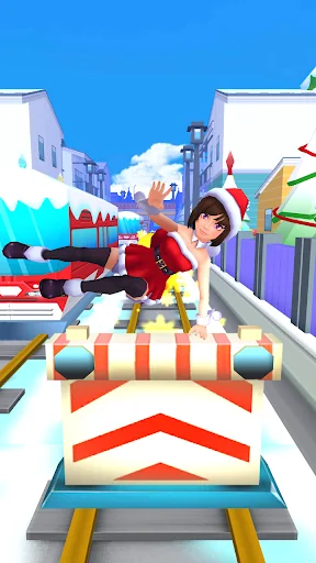 Subway Santa Princess Runner screenshot 3